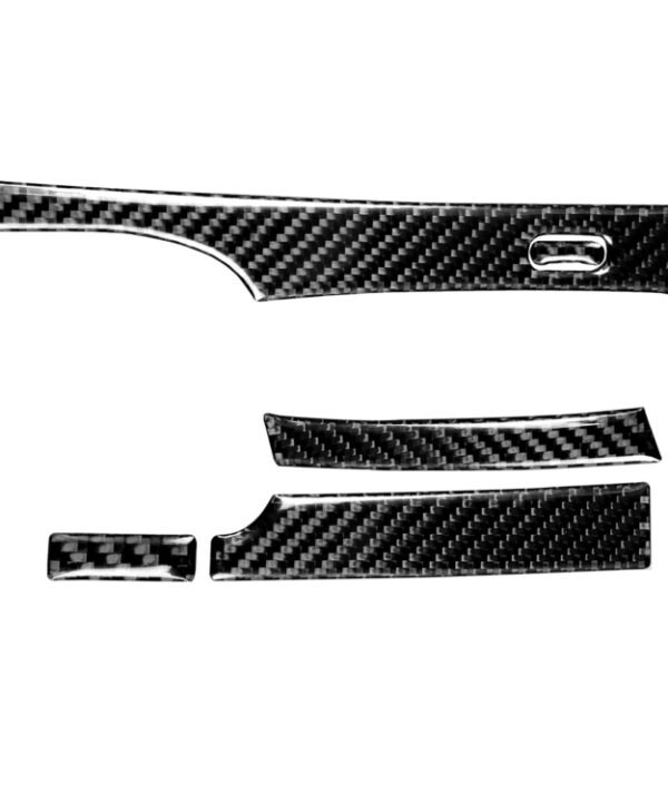 5 in 1 Car Carbon Fiber Automatic Gear Decorative Sticker for Honda Civic 8th Generation 2006-2011, Left Drive