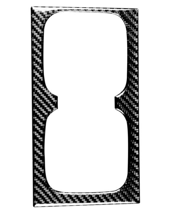 Car Carbon Fiber Water Cup Holder Decorative Sticker for Honda Civic 8th Generation 2006-2011, Left and Right Drive Universal