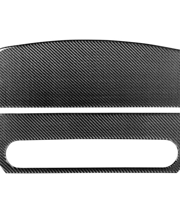 2 in 1 Car Carbon Fiber Front Passenger Seat Handrail Decorative Sticker for Jeep Wrangler JK 2007-2010, Left and Right Drive Universal