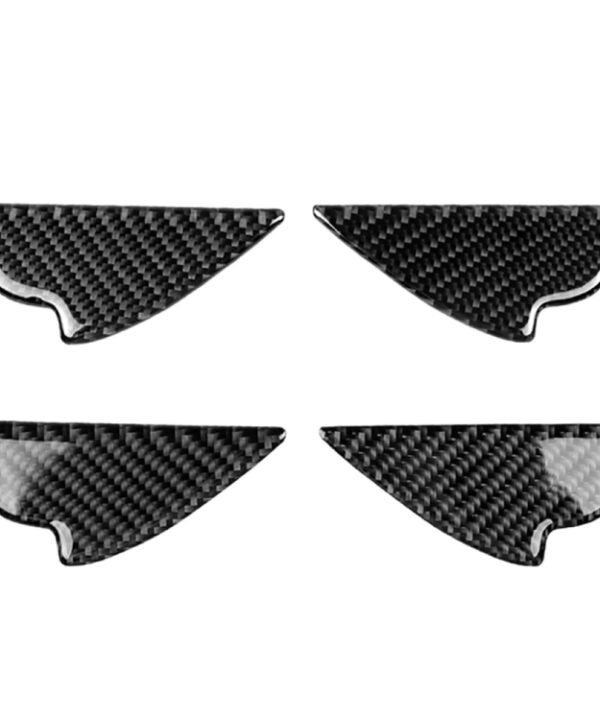 Car Carbon Fiber Inner Door Bowl Decorative Sticker for Mazda, Left and Right Drive Universal