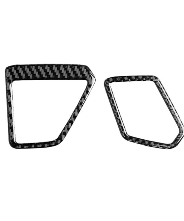 Car Carbon Fiber Instrument Air Outlet Decorative Sticker for BMW 3 Series G20/G28/325Li/330d/335 2019-2020, Right Drive