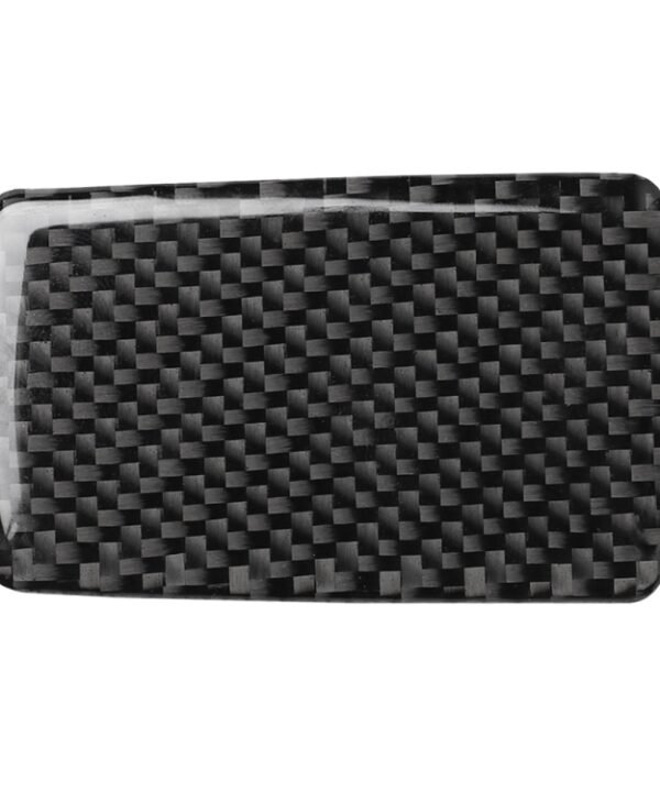 Car Carbon Fiber Storage Box Handle Decorative Sticker for BMW 3 Series G20/G28/325Li/330d/335 2019-2020, Left Drive