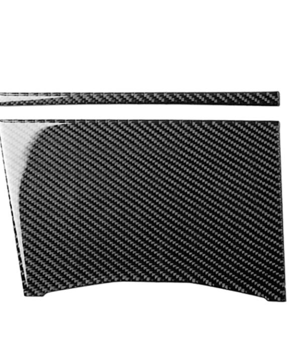 2 in 1 Car Carbon Fiber Water Cup Cover Decorative Sticker for BMW 3 Series G20/G28/325Li/330d/335 2019-2020, Left Drive