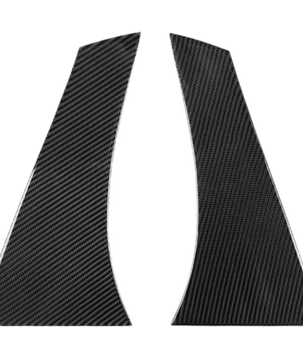 Car Carbon Fiber Rear Window Decorative Sticker for Mercedes-Benz GLA 2015-2018, Left and Right Drive Universal