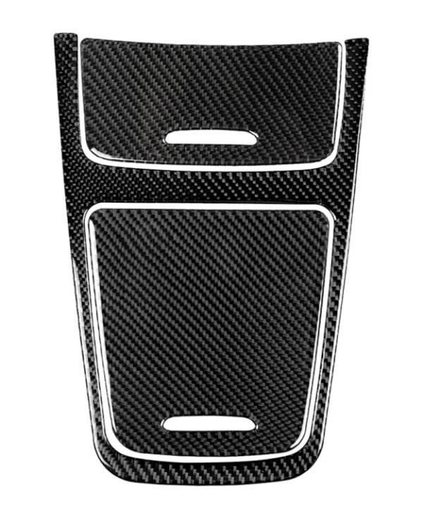 Car Carbon Fiber Solid Color Central Control Panel Decorative Sticker for Mercedes-Benz A Class 2013-2018/CLA 2013-2017/GLA 2013-2017, Left and Right Drive Universal