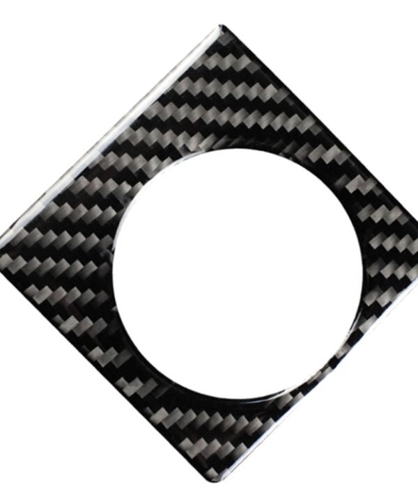 Car Carbon Fiber Knob Decorative Sticker for Lexus NX200 / 200t / 300h 2014-2021, Left and Right Drive Universal