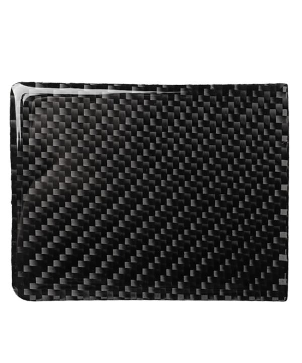 Car Carbon Fiber Water Cup Holder Panel Decorative Sticker for Lexus IS250 300 350C 2006-2012, Left and Right Drive Universal