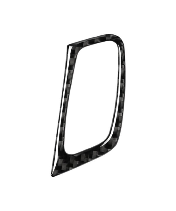 Car Carbon Fiber Solid Color Key Hole Decorative Sticker for BMW E70 X5 / E71 X6 2009-2013, Left Drive
