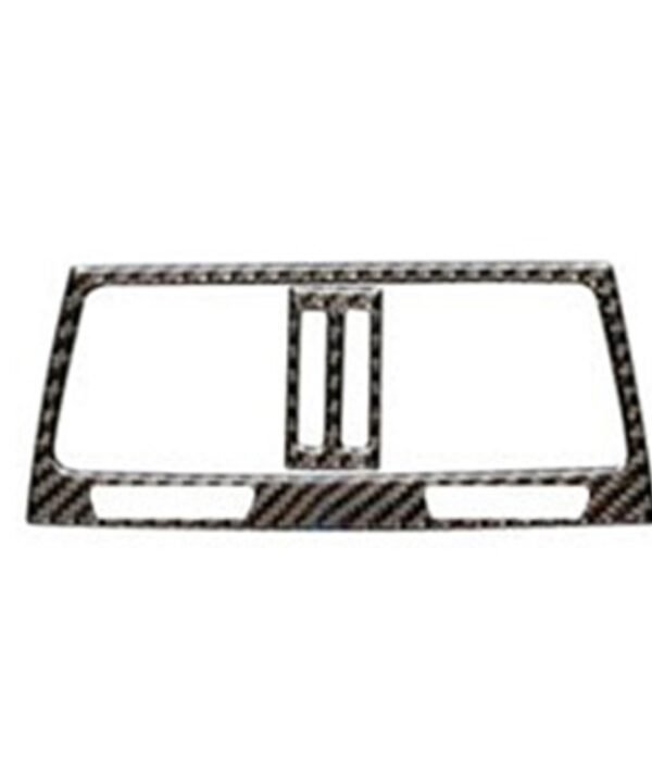 Car Carbon Fiber Solid Color Rear Air Outlet Decorative Sticker for BMW E70 X5 / E71 X6 2009-2013, Left and Right Drive Universal