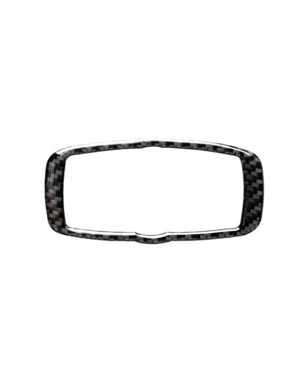 Car Carbon Fiber Solid Color Headlight Switch Frame Decorative Sticker for BMW 2008-2013 X5 E70 / X6 E71 / 5 Series E60 2008-2010, Left and Right Drive Universal