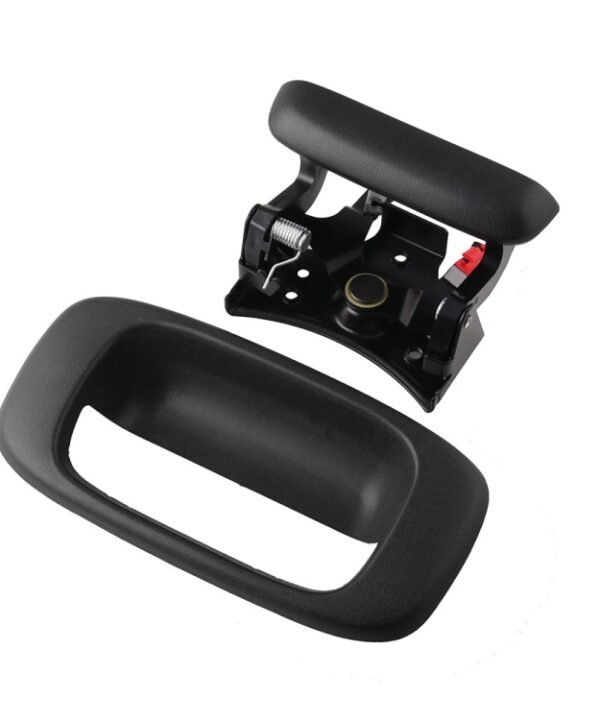 Car Tailgate Handle Trunk Lock Push Button and Bezel Trim Replacement 15997911 for Chevrolet GMC