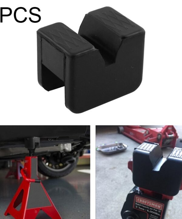 2 PCS Car Jack Pad Adapter Rubber Jack Pads Slotted Frame