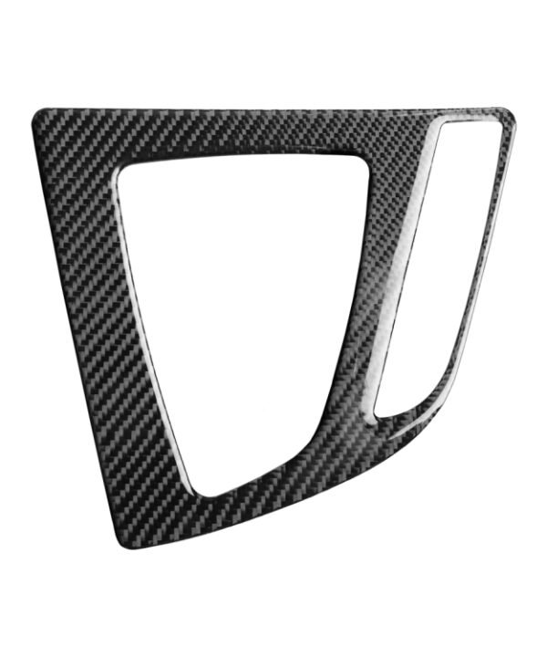 Car Carbon Fiber Gear Position Panel Decorative Sticker for BMW 2013-2017 3 Series F30 / 3GTSeries F34, Right Drive