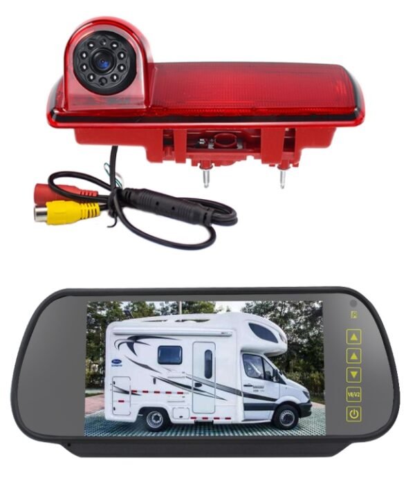 PZ463 Car Waterproof 170 Degree View Camera + 7 inch Rearview Monitor for Renault / Opel