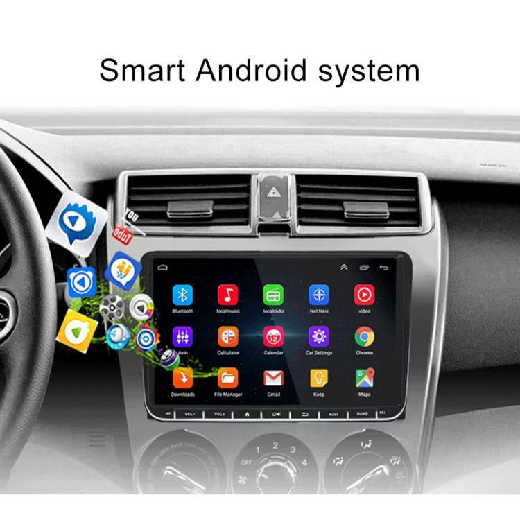 CKVW92 HD 9 inch 2 Din Android 6.0 Car MP5 Player GPS Navigation Multimedia Player Bluetooth Stereo Radio for Volkswagen, Support FM & Mirror Link, Europe Map Version - Image 12