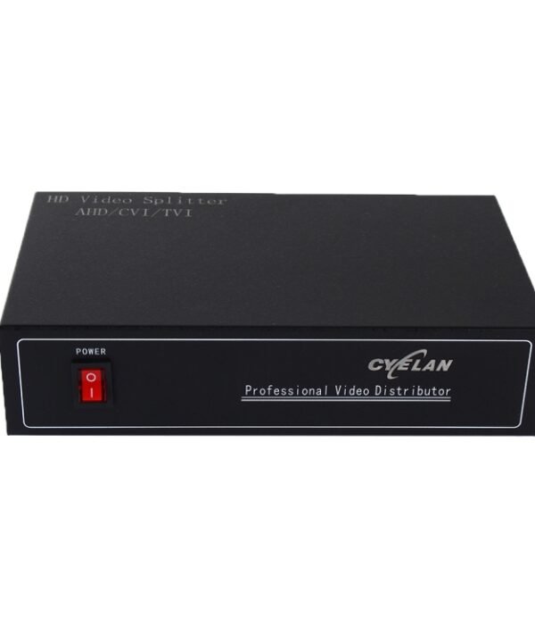 Coaxial AHD / CVI / TVI 1 into 8 Video Signal Splitter