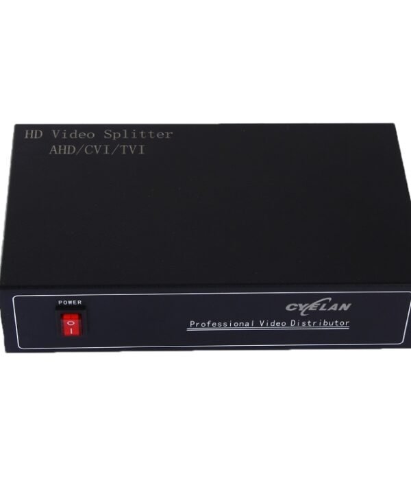 Coaxial AHD / CVI / TVI 4 into 8 Video Signal Splitter