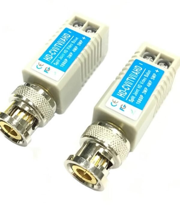 2 PCS Anpwoo 100B Upgrade Version Screw-type Coaxial HD-CVI/AHD/CVI 1CH Passive Transceiver Video Balun