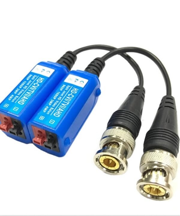2 PCS Anpwoo 210C Spliceable Screwless-type Coaxial HD-CVI/AHD/TVI 1CH Passive Transceiver Video Balun