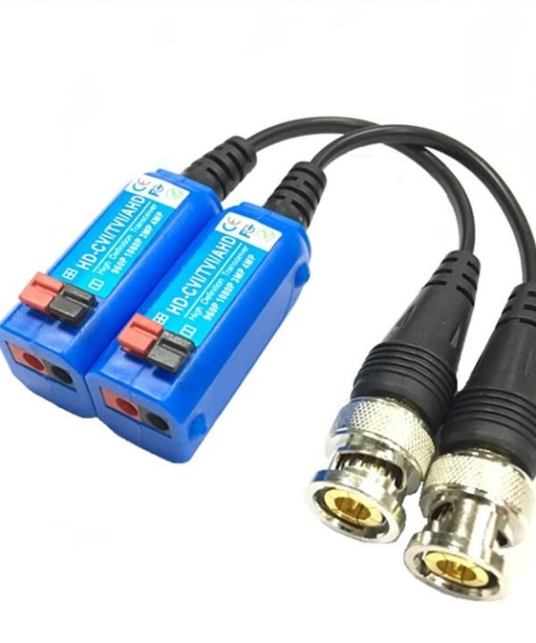 2 PCS Anpwoo 800C Spliceable Top Press Screwless-type Video Balun HD-CVI/AHD/HDVI 1CH Passive Transceiver