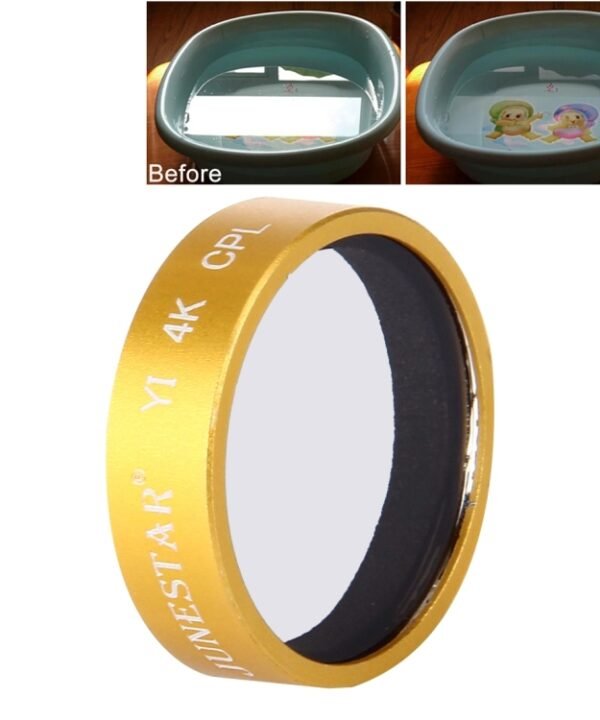 JUNESTAR for Xiaomi Xiaoyi Yi II 4K Sport Action Camera Proffesional CPL Filter