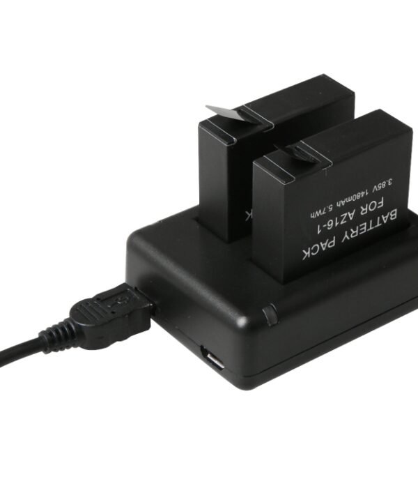 BC-AZ16 Digital Camera USB Dual Batteries Charger for Xiaomi Xiaoyi II 4K