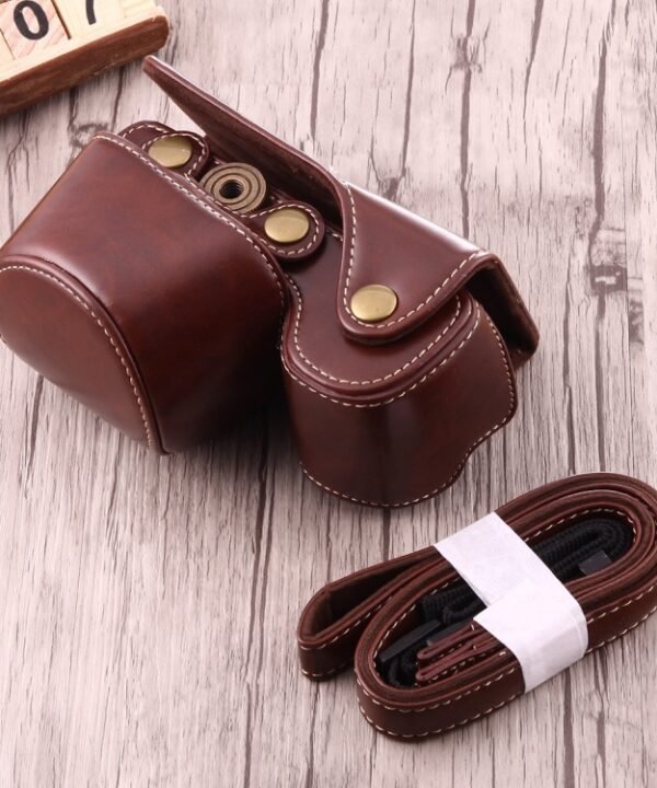 Full Body Camera PU Leather Case Bag with Strap for Sony A6000 / A6300 / Nex 6, For Sony A6000, For A6000