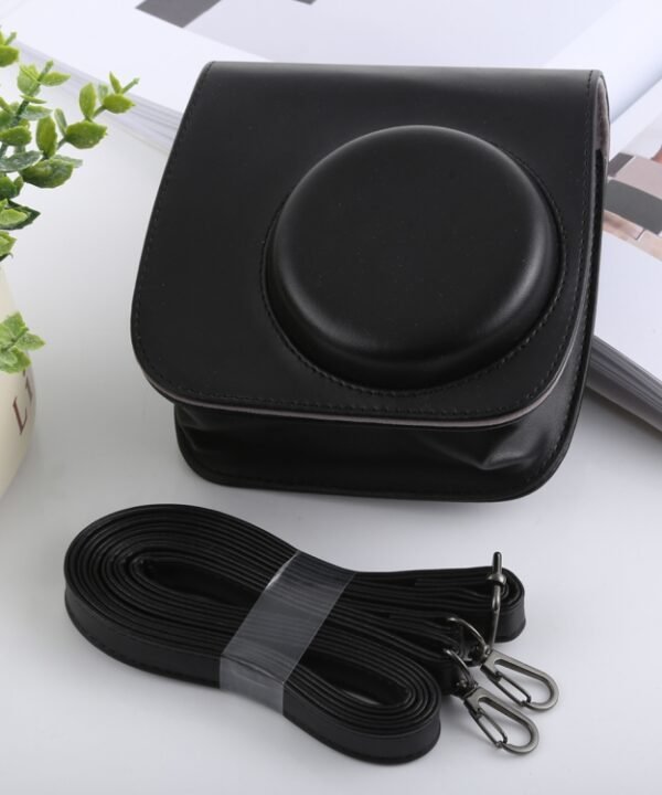 Retro Style Full Body Camera PU Leather Case Bag with Strap for FUJIFILM instax mini 9 / mini 8+ / mini 8, For FUJI  mini 9, For FUJI mini 9