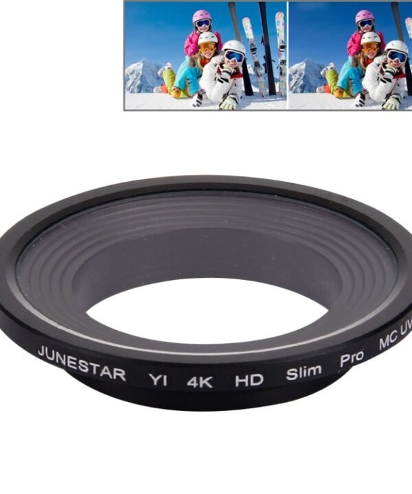JUNESTAR for Xiaomi Xiaoyi Yi II 4K Sport Action Camera Proffesional HD Slim MCUV Lens Filter