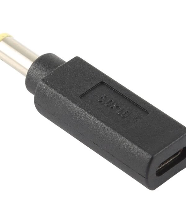 USB-C / Type-C Female to 5.0 x 1.0mm Male Plug Adapter Connector for Samsung Notebook