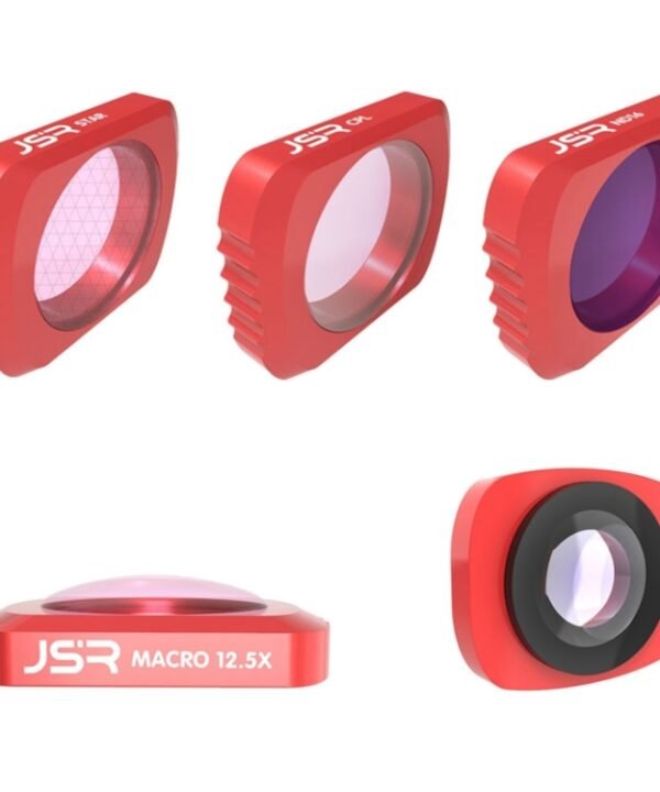 JSR 5 in 1 CR Super Wide Angle Lens 12.5X Macro Lens + CPL Lens + Star + ND16 Lens Filter Set for DJI OSMO Pocket