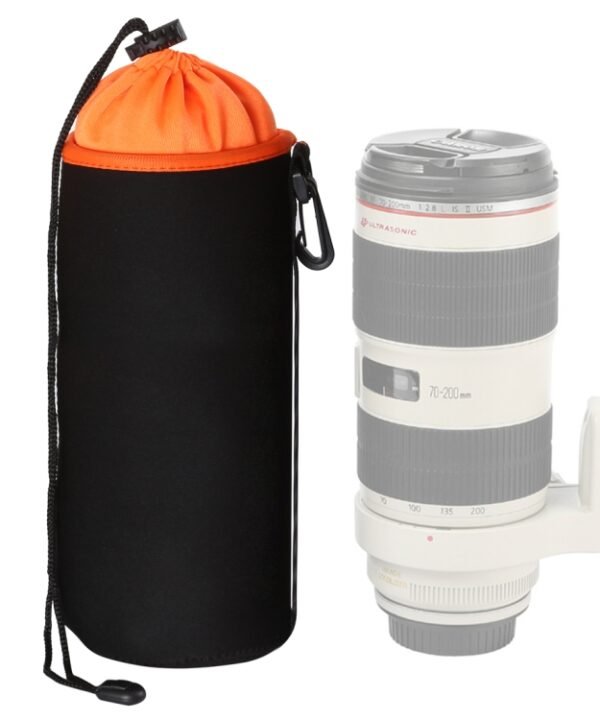 SLR Camera Lens Bag Micro Single Lens Bag Lens Inner Bile Bag Waterproof Protective Case Plus Velvet Thickening, Diameter: 10cm, Height: 25cm, Diameter: 10cm, Height: 25cm