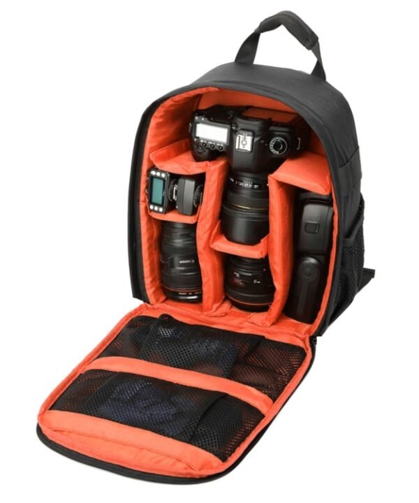 DL-B028 Portable Casual Style Waterproof Scratch-proof Outdoor Sports Backpack SLR Camera Bag Phone Bag for GoPro, SJCAM, Nikon, Canon, Xiaomi Xiaoyi YI, iPad, Apple, Samsung, Huawei, Size: 27.5 * 12.5 * 34 cm