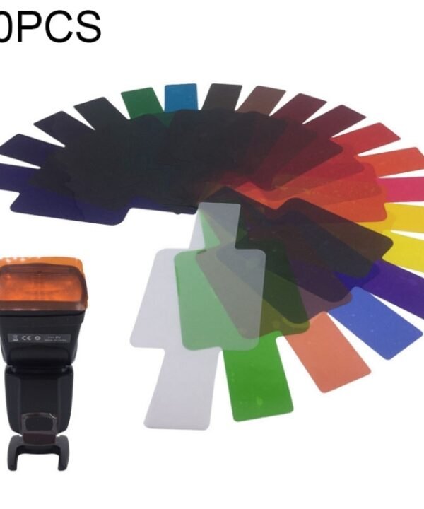 20 PCS / Set SiGi SG200 20-color Filter Set Camera Top Flash Accessories Temperature Filter