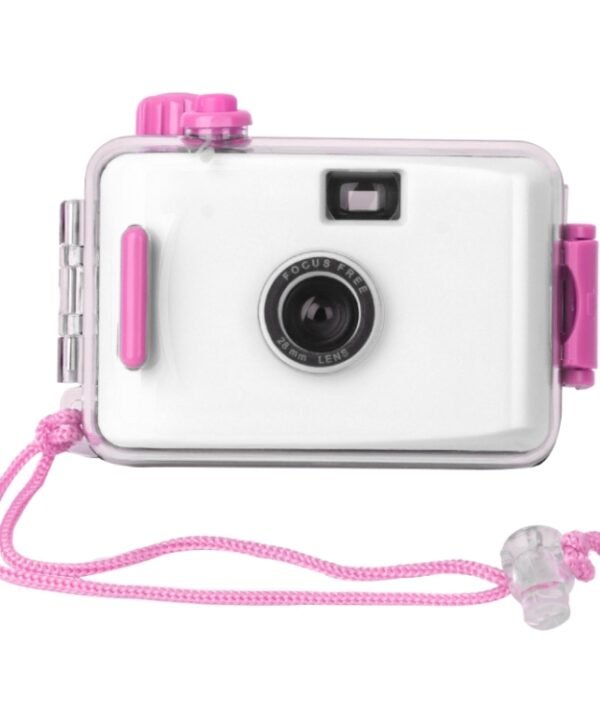 SUC4 5m Waterproof Retro Film Camera Mini Point-and-shoot Camera for Children, White, Yellow, Black, Black White, Dark Blue, Orange, Pink, Purple, Cyan, Red, Baby Blue