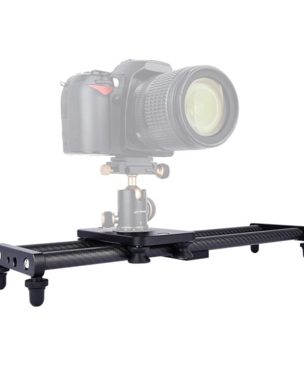 YELANGU L40T 40cm Carbon Fiber Slide Rail Track for SLR Cameras / Video Cameras, L40T 40cm