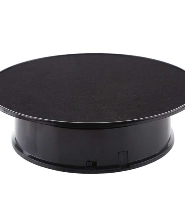 20cm 360 Degree Electric Rotating Turntable Display Stand Photography Video Shooting Props Turntable, Load 1.5kg, Powered by Battery & USB, 20cm/Powered by Battery or USB(B), 20cm/Powered by Battery or USB(W), 20cm/Powered by Battery or USB(W+B)