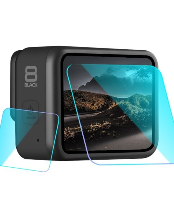 For GoPro HERO8 Black Lens + LCD Display Tempered Glass Film, For GoPro HERO8 Black
