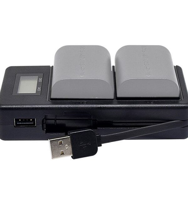 LP-E6 Digital Camera SLR Battery Digital LCD Charger for Canon Series
