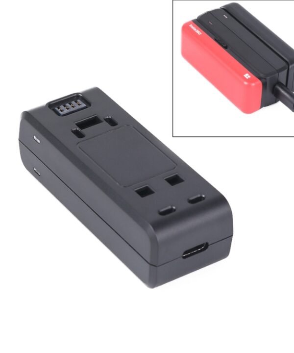 For Insta360 One R Dual-side Batteries Charger Base, Dual-side Batteries