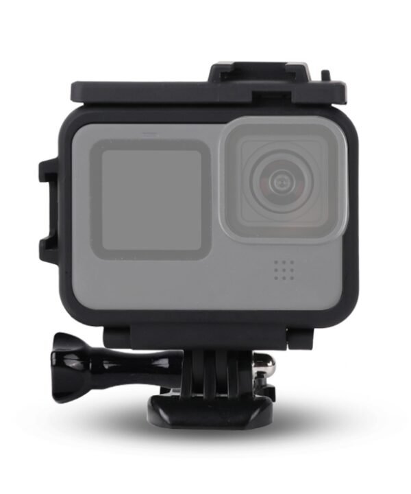 For GoPro HERO10 Black / HERO9 Black Plastic Frame Mount Protective Case with Base Buckle & Long Screw, Plastic Frame