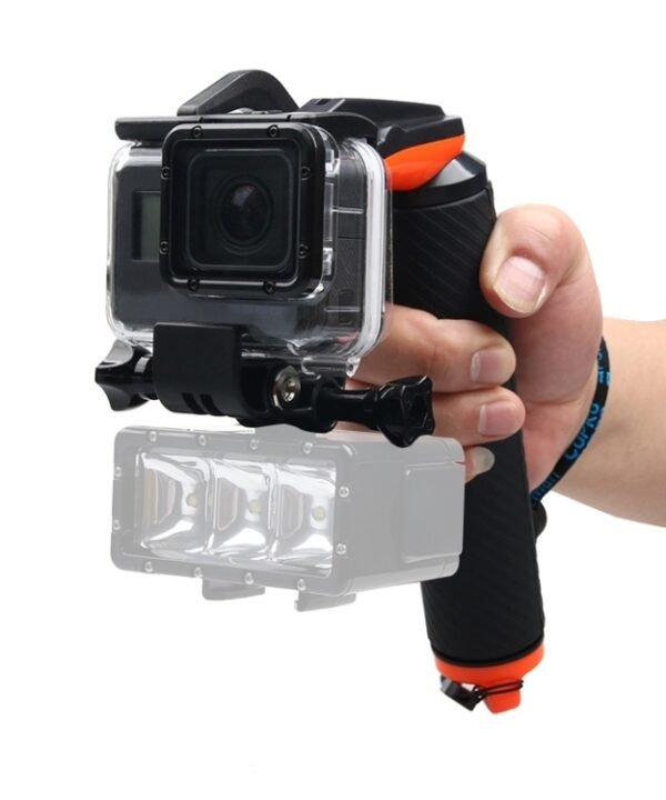 Shutter Trigger + Floating Hand Grip Diving Buoyancy Stick with Adjustable Anti-lost Strap & Screw & Wrench for GoPro HERO7 /6 Black /5 Black