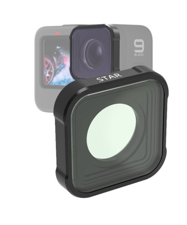 JSR KB Series Star Effect Lens Filter for GoPro HERO13 Black /12 Black /11 Black /10 Black /9 Black
