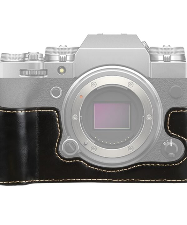 1/4 inch Thread PU Leather Camera Half Case Base for FUJIFILM X-T4, For FUJIFILM X-T4
