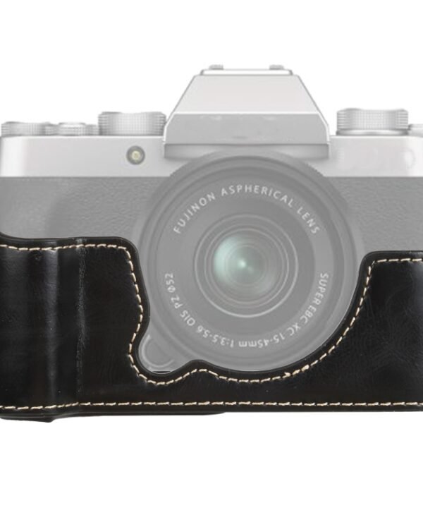 1/4 inch Thread PU Leather Camera Half Case Base for FUJIFILM XT200, For FUJIFILM XT200