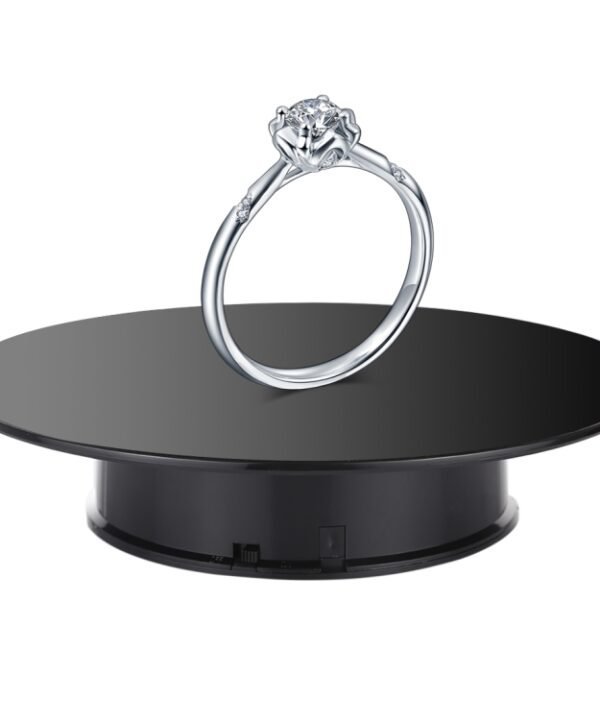 25cm 360 Degree Electric Rotating Mirror Surface Turntable Display Stand Video Shooting Props Turntable for Photography, Load 3kg, Powered by Battery, 25cm Mirror/Powered by Battery(B), 25cm Mirror/Powered by Battery(W), 25cm Mirror/Powered by Battery(WB)