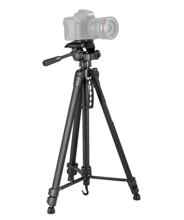 WeiFeng WT-3560 3-Section Folding Legs Live Broadcast Aluminum Alloy Tripod Mount, WT-3560