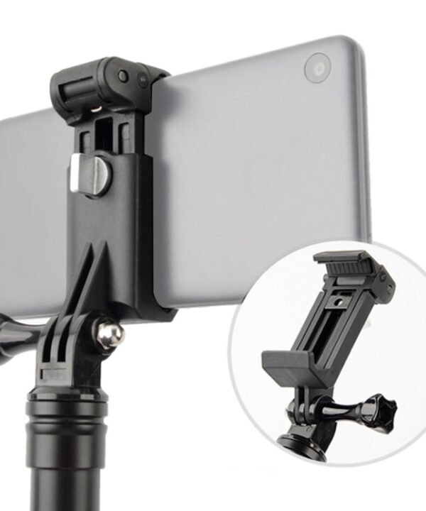 Selfie Sticks Monopods Mount Phone Clamp for iPhone, Samsung, HTC, Sony, LG and other Smartphones, Clip Range: 6-9cm, Phone Clamp