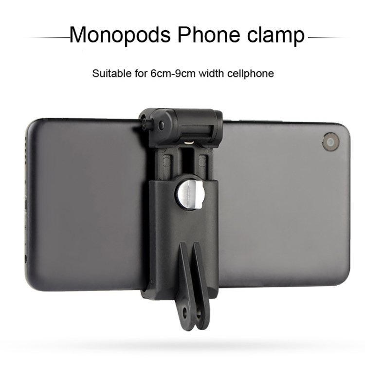 Selfie Sticks Monopods Mount Phone Clamp for iPhone, Samsung, HTC, Sony, LG and other Smartphones, Clip Range: 6-9cm, Phone Clamp - Image 5