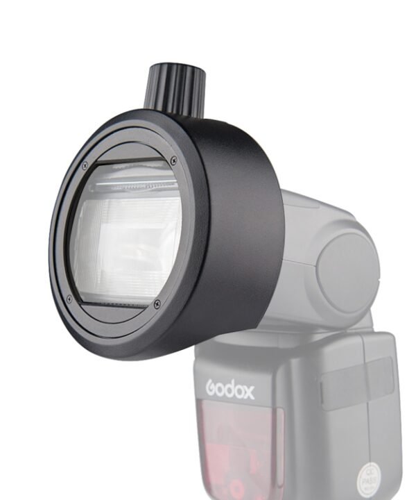 Godox S-R1 Flash Speedlite Round Shape Adapter for Godox TT685 / V860II / V350 / TT600, S-R1